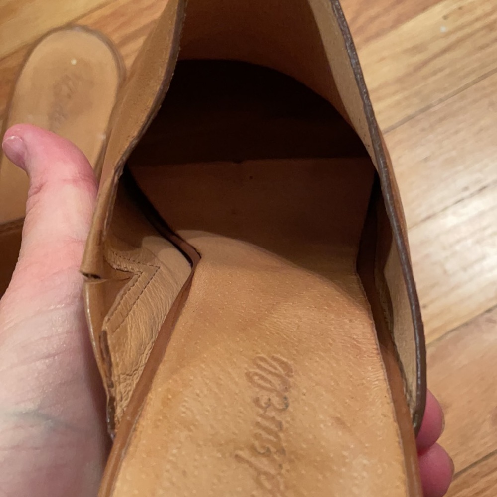 Madewell leather heeled mules - Picture 6 of 6
